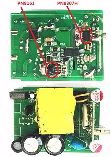 18W USB PD充电器DEMO实物图