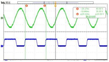 家电过零检测采用光耦采样波形图