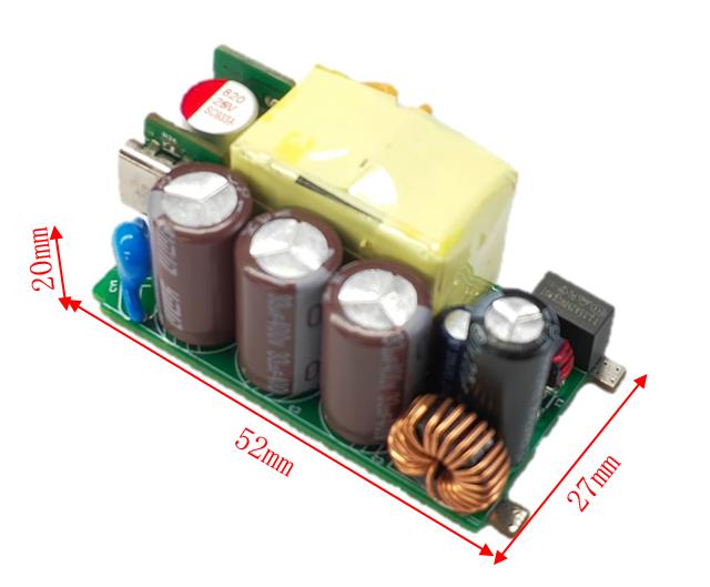 65w快充方案DEMO实物图