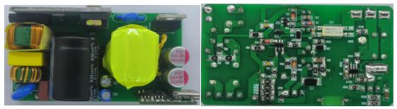 45w快充pd电源方案PCB及DEMO实物图