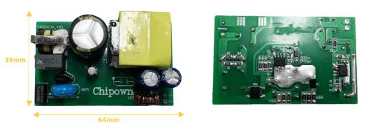 PN8390_12V2A六级能效电源适配器方案DEMO 实物图